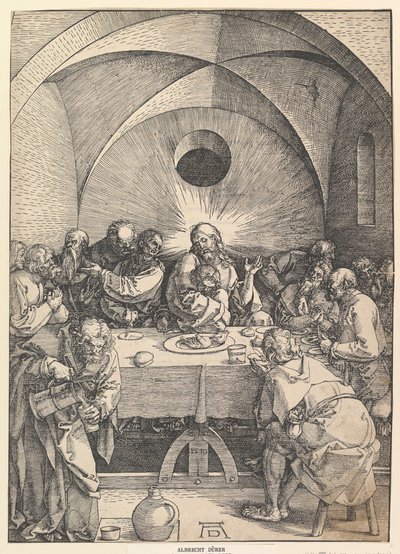 La Cène, de La Grande Passion - Albrecht Dürer
