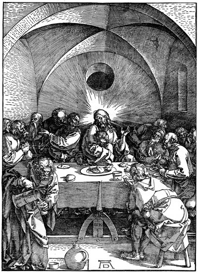 La Cène de la série Grande Passion, vers 1510, 1936 - Albrecht Dürer