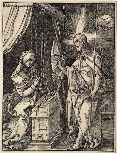 La Petite Passion : le Christ apparaît à sa mère - Albrecht Dürer