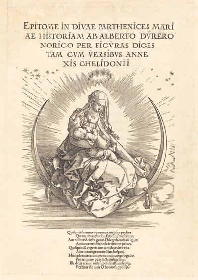 La Madone sur le croissant - Albrecht Dürer