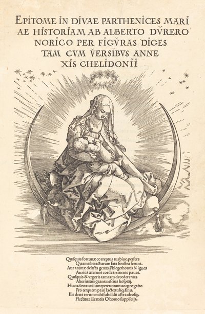 La Madone sur le croissant, 1510-1511 - Albrecht Dürer