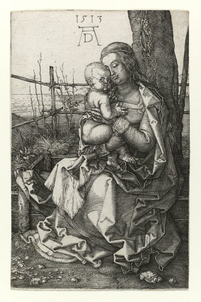 La Madone assise près de l