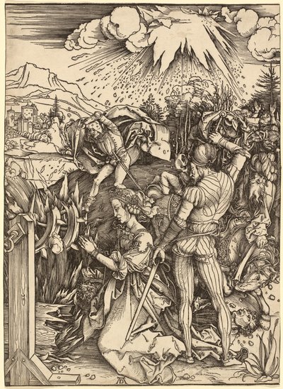 Le Martyre de Sainte Catherine - Albrecht Dürer
