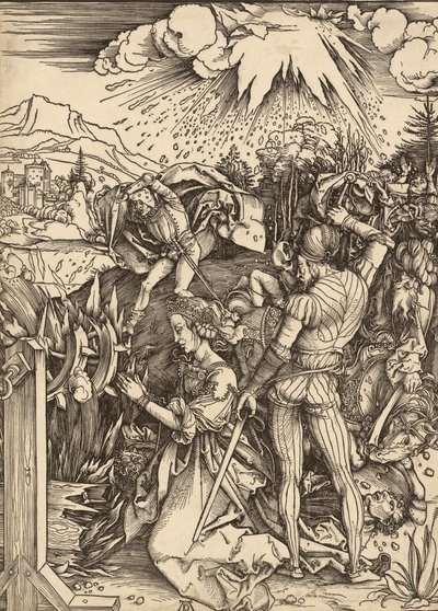 Le Martyre de Sainte Catherine, vers 1497-1499 - Albrecht Dürer