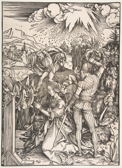 Le martyre de Sainte Catherine - Albrecht Dürer