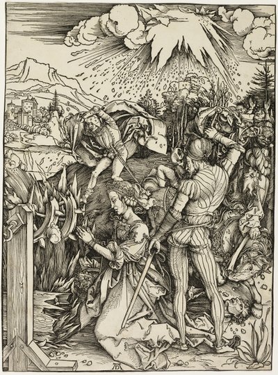 Le martyre de Sainte Catherine - Albrecht Dürer