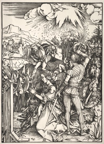 Le Martyre de Sainte Catherine - Albrecht Dürer