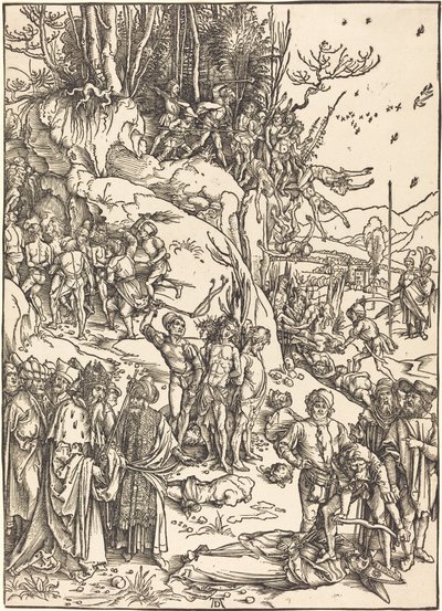 Le Martyre des Dix Mille - Albrecht Dürer