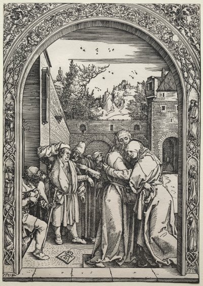 La Rencontre de Joachim et Anne à la Porte Dorée - Albrecht Dürer