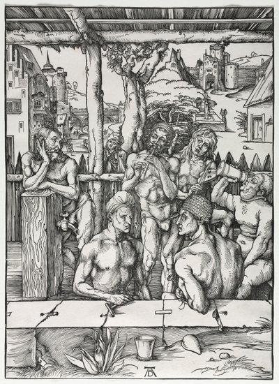 La maison de bain des hommes - Albrecht Dürer
