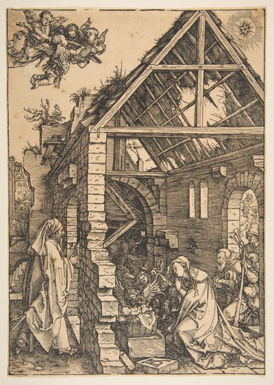 La Nativité, de La Vie de la Vierge, 1502-3 - Albrecht Dürer