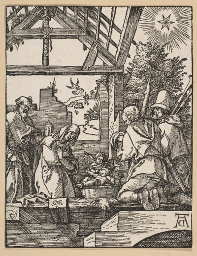 La Nativité, de La Petite Passion - Albrecht Dürer