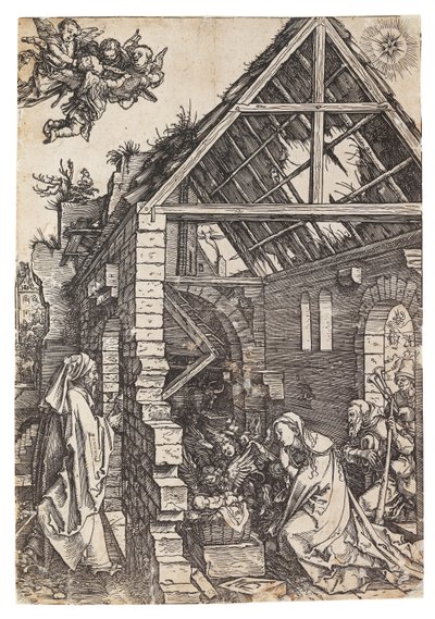 La Nativité du Christ, de la série La Vie de la Vierge - Albrecht Dürer