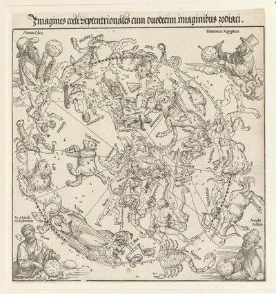 Hémisphère céleste nord - Albrecht Dürer