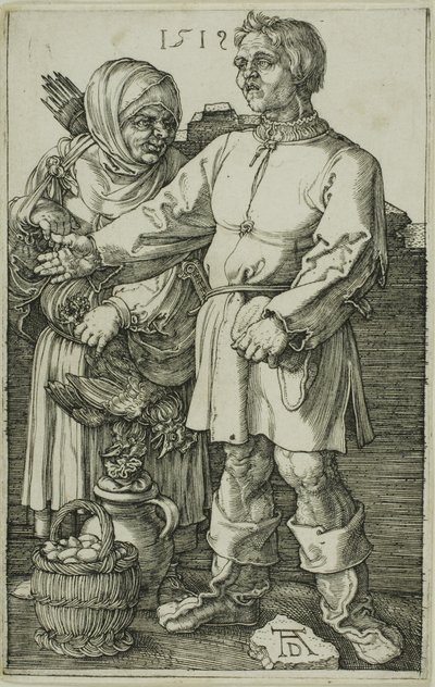 Le paysan et sa femme au marché - Albrecht Dürer