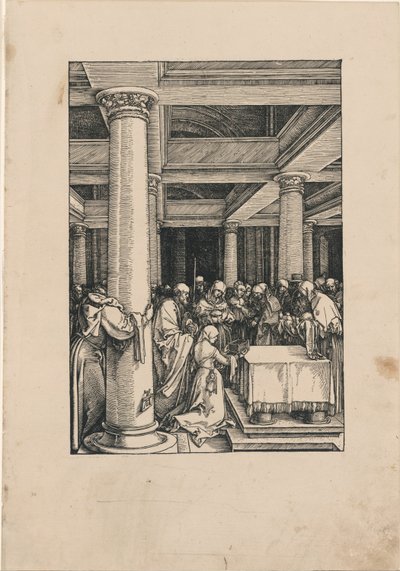 La Présentation du Christ au Temple, de La Vie de la Vierge - Albrecht Dürer