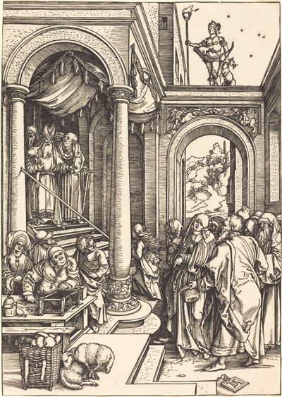 La présentation de la Vierge au temple - Albrecht Dürer