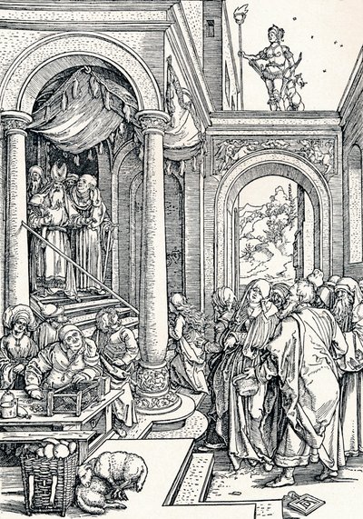 La Présentation de la Vierge au Temple - Albrecht Dürer