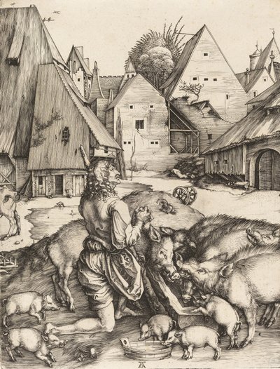 Le Fils prodigue - Albrecht Dürer