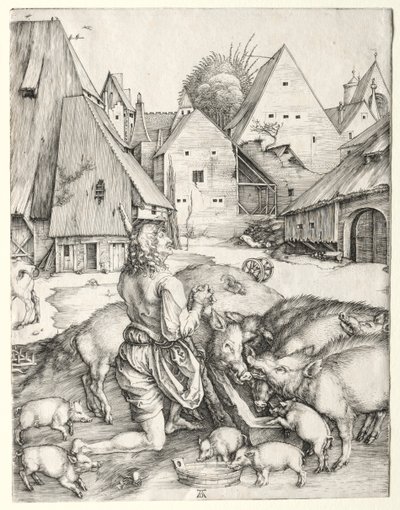 Le fils prodigue, vers 1496 - Albrecht Dürer