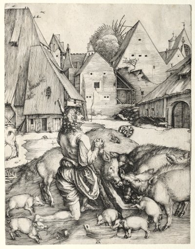 Le Fils prodigue, vers 1496 - Albrecht Dürer