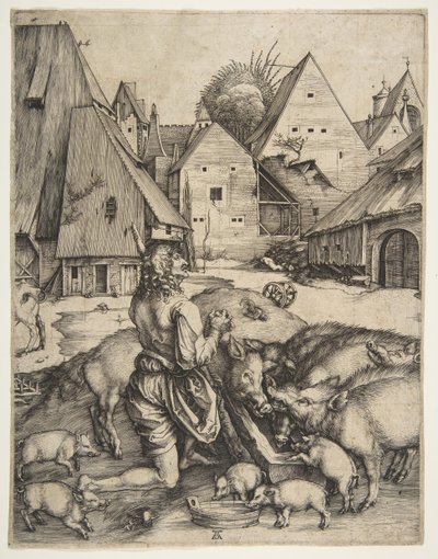 Le Fils prodigue, vers 1496 - Albrecht Dürer