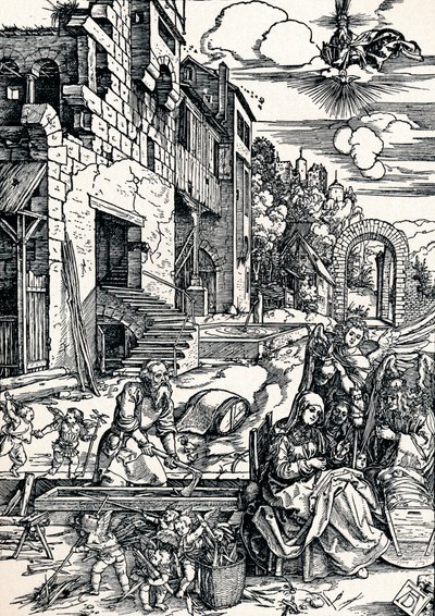 Le Repos pendant la fuite en Égypte - Albrecht Dürer