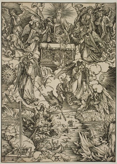 Les Sept Trompettes - Albrecht Dürer