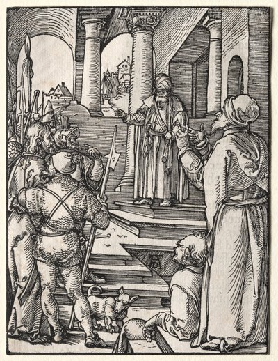 La Petite Passion : Christ devant Pilate, vers 1509-1511 - Albrecht Dürer
