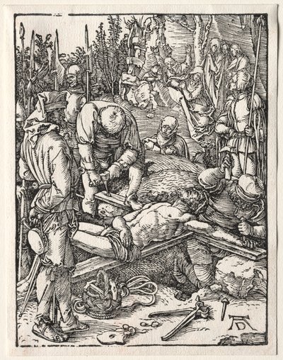 La Petite Passion : Christ cloué sur la croix - Albrecht Dürer