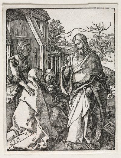 La Petite Passion : Le Christ prenant congé de la Vierge - Albrecht Dürer