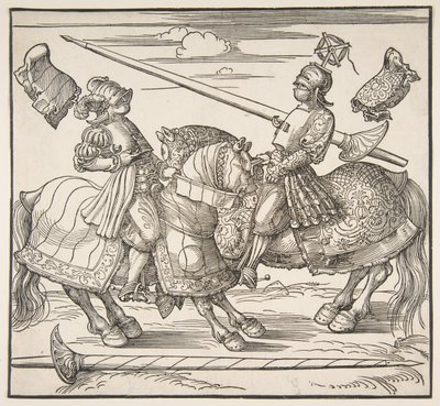 Le Tournoi à cheval - Albrecht Dürer