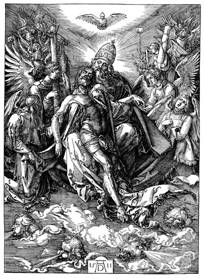 La Trinité Le Trône de Grâce, 1511 - Albrecht Dürer