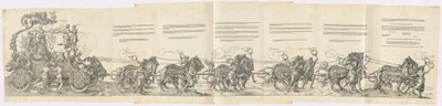 Le char triomphal de Maximilien I (Le grand char triomphal) - Albrecht Dürer