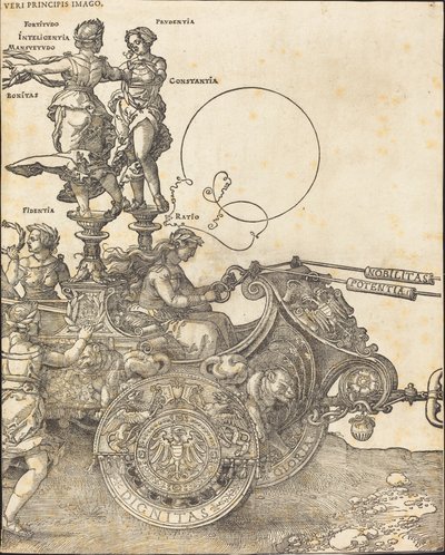 Le Char triomphal de Maximilien I (Le Grand Char triomphal) [planche 2 de 8] - Albrecht Dürer