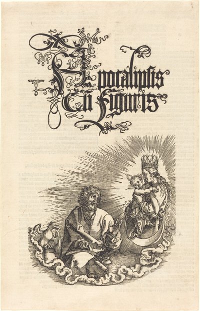 La Vierge apparaissant à Saint Jean - Albrecht Dürer