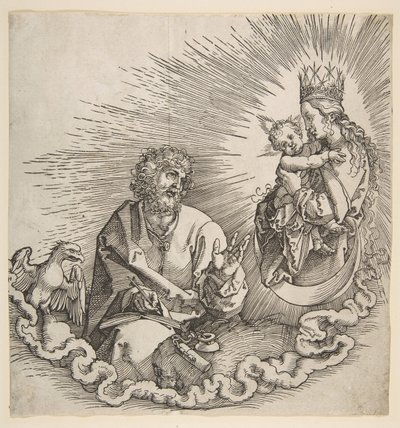 La Vierge Apparaissant à Saint Jean, Frontispice de l