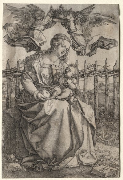 La Vierge couronnée par deux anges, 1518 - Albrecht Dürer