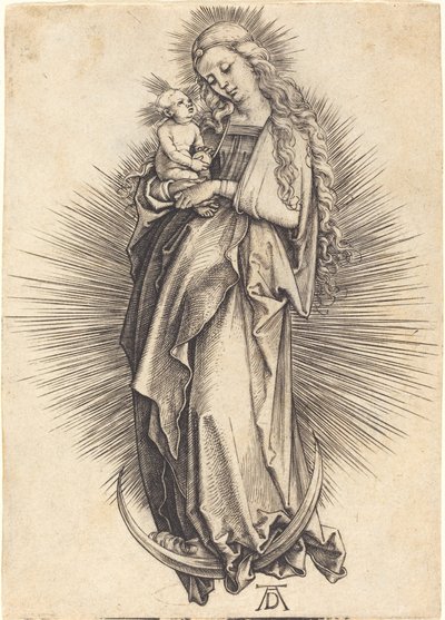 La Vierge sur le croissant - Albrecht Dürer