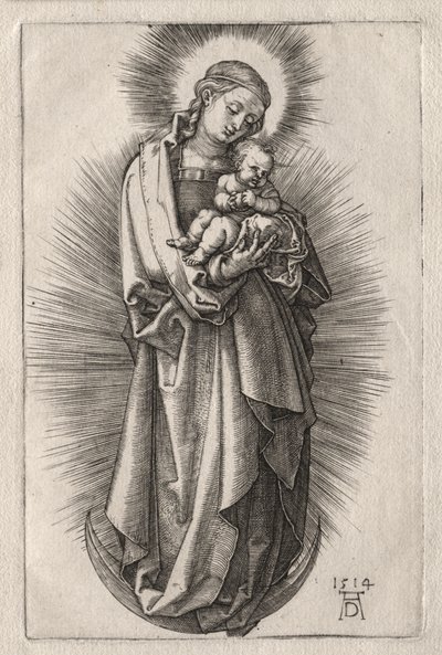 La Vierge avec un Bandeau sur la Lune Croissante - Albrecht Dürer