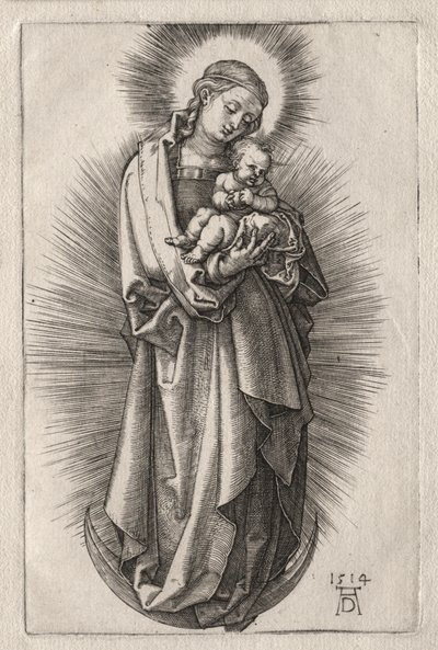 La Vierge avec bandeau sur un croissant de lune, 1508 - Albrecht Dürer