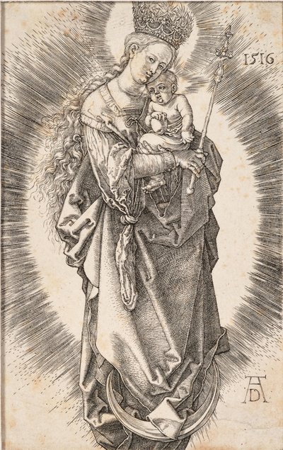 La Vierge avec une couronne d