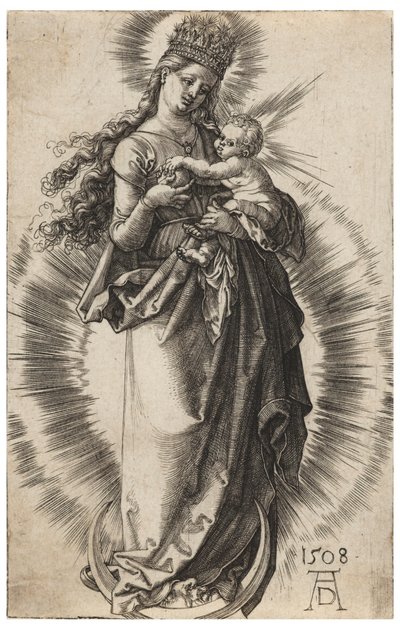 La Vierge à la couronne étoilée - Albrecht Dürer