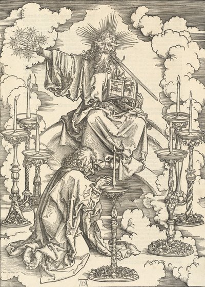 La Vision des sept chandeliers, 1498 - Albrecht Dürer