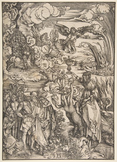 La prostituée de Babylone - Albrecht Dürer