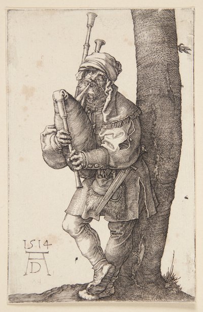 Le joueur de cornemuse - Albrecht Dürer