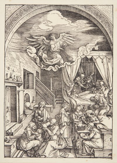 La naissance de la Vierge - Albrecht Dürer