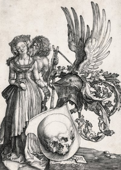 Le blason avec le crâne, 1503 - Albrecht Dürer