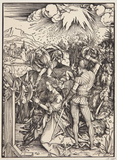 Le martyre de Sainte Catherine - Albrecht Dürer