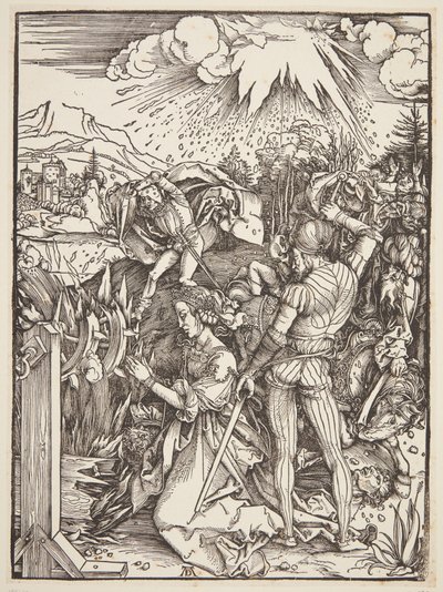Le martyre de Sainte Catherine - Albrecht Dürer